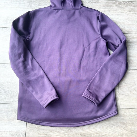 Under Armour Logo Loose Fit Sweatshirt Hoodie in Purple Coldgear - Picture 16 of 16